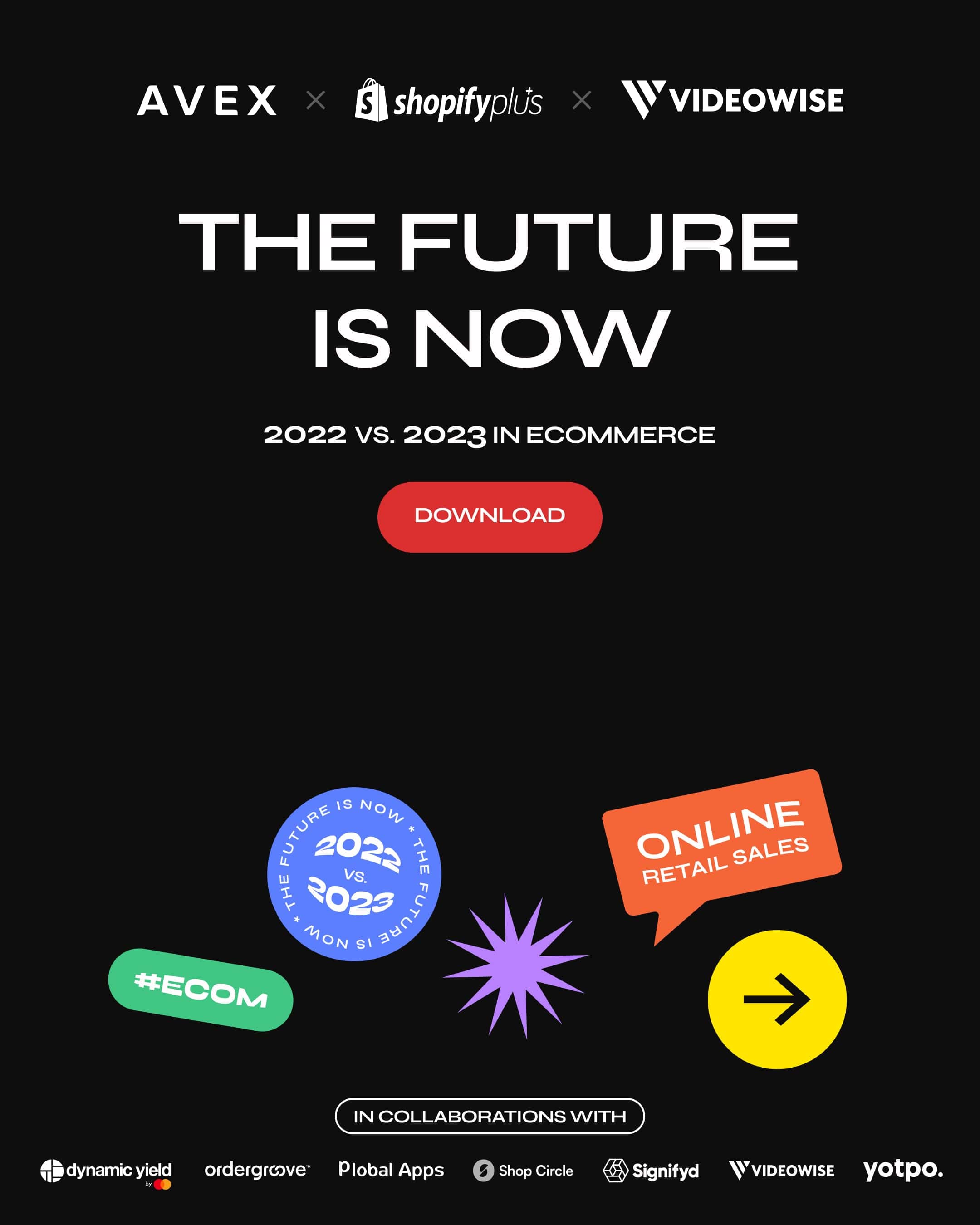 The Future Is Now eCommerce eBook 2023 - Avex, Shopify and Videowise 